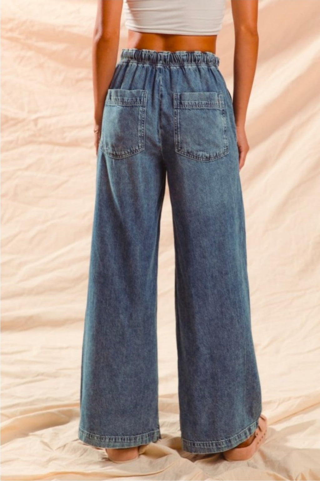 Pantalón Denim wide leg