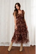 Vestido Amelie café