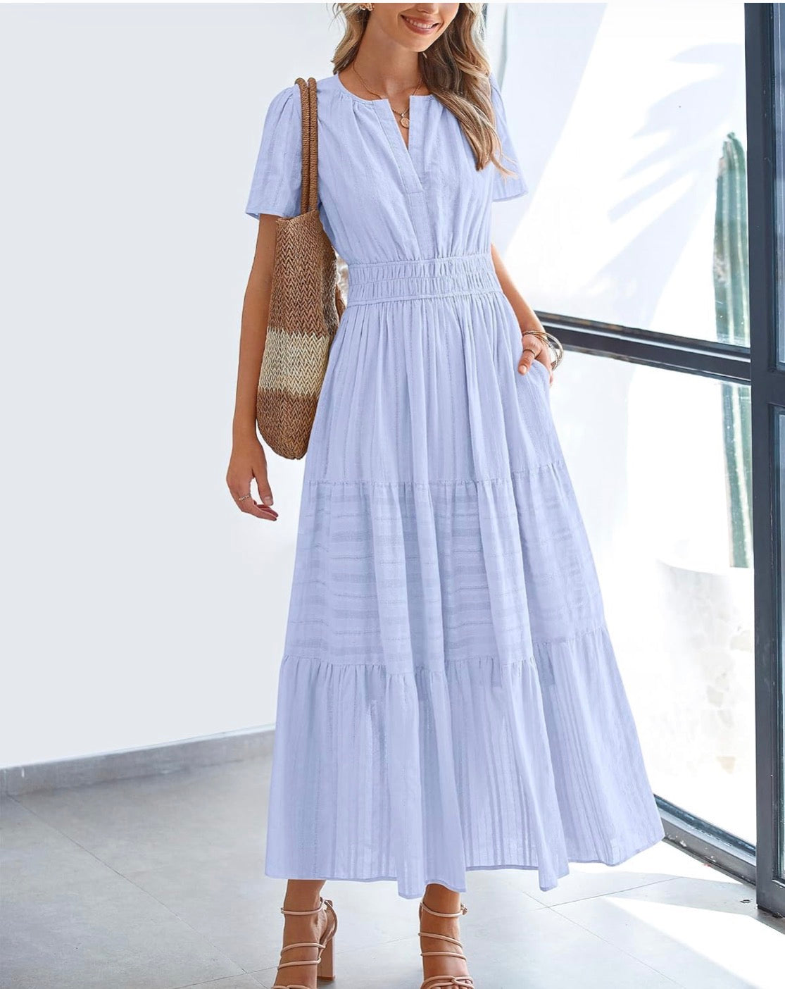 Vestido cesleste