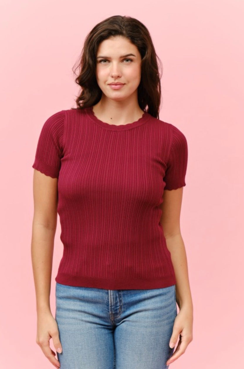 Blusa Lina  vino