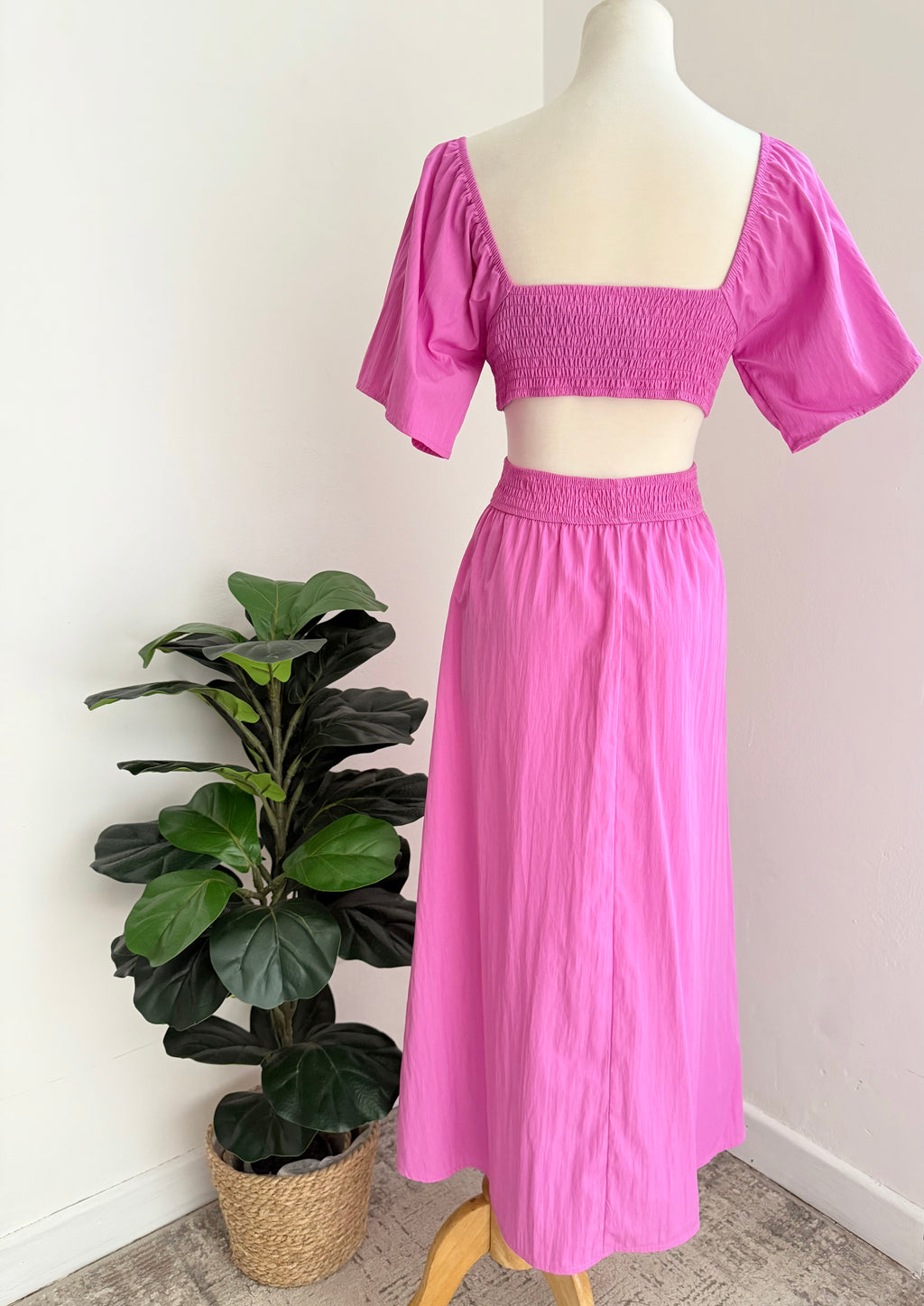 Vestido espalda descubierta