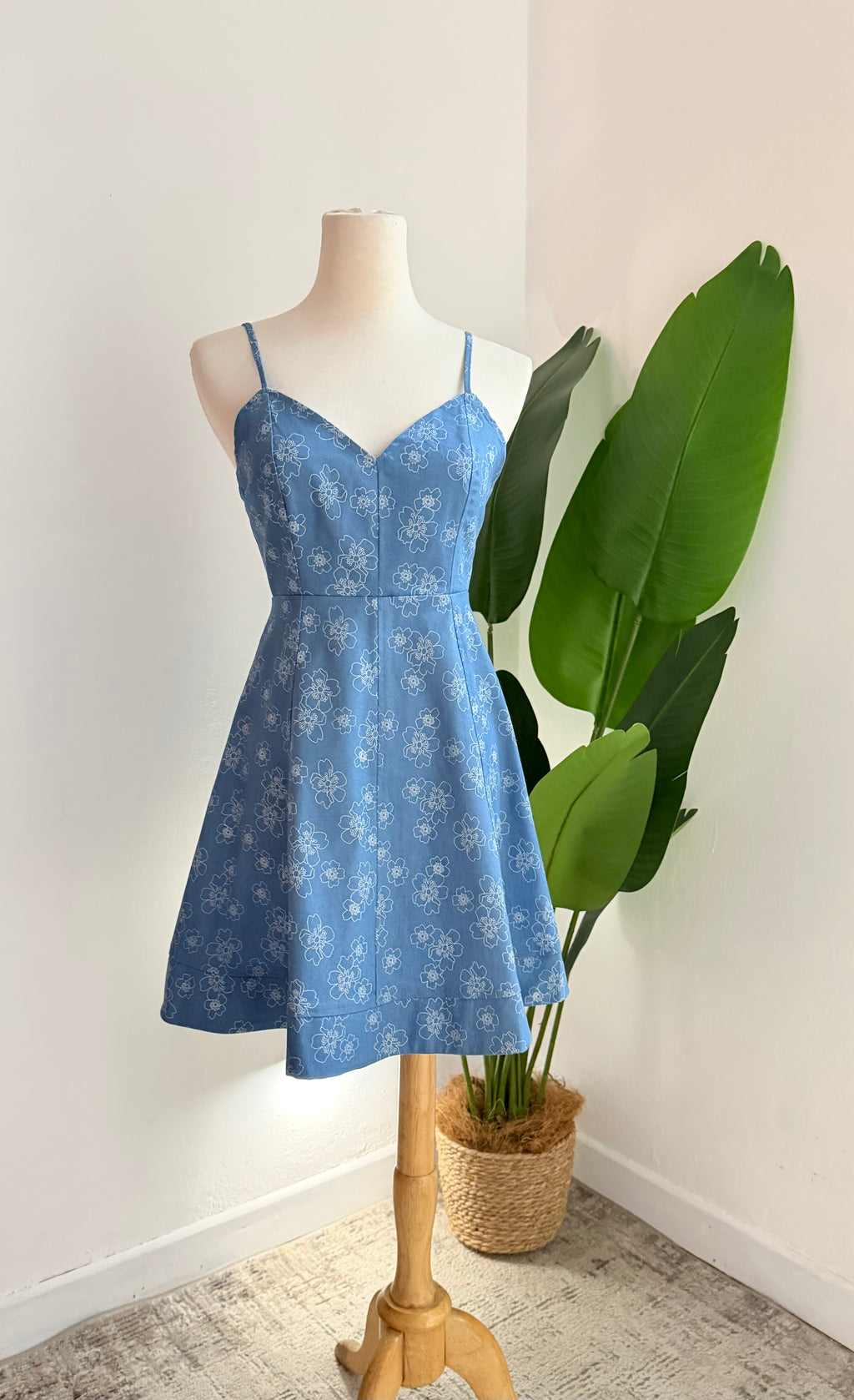 Vestido Denim Sky Bloom