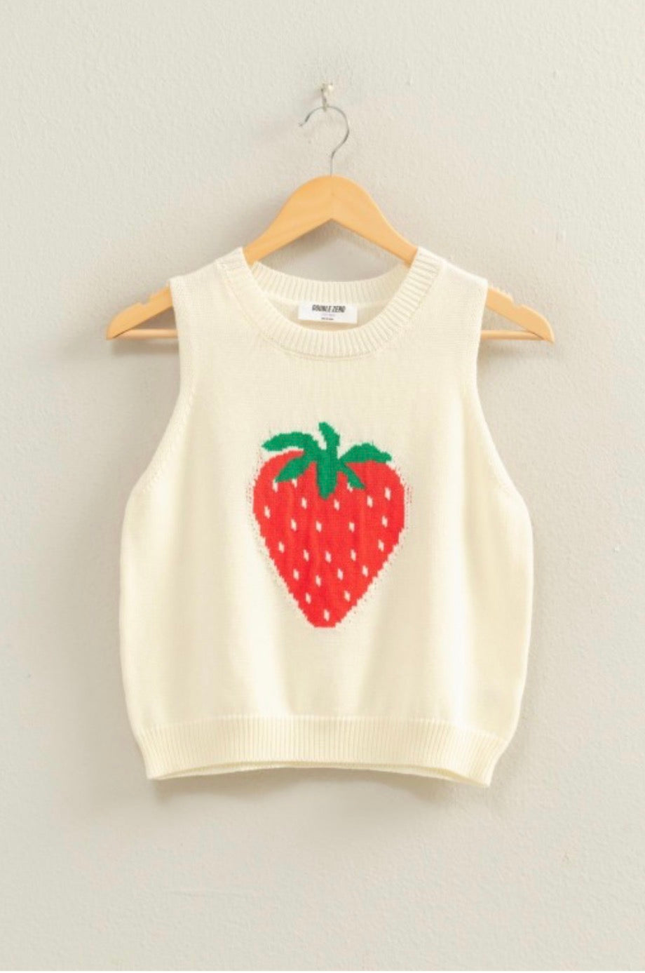 Blusa tejida fresa