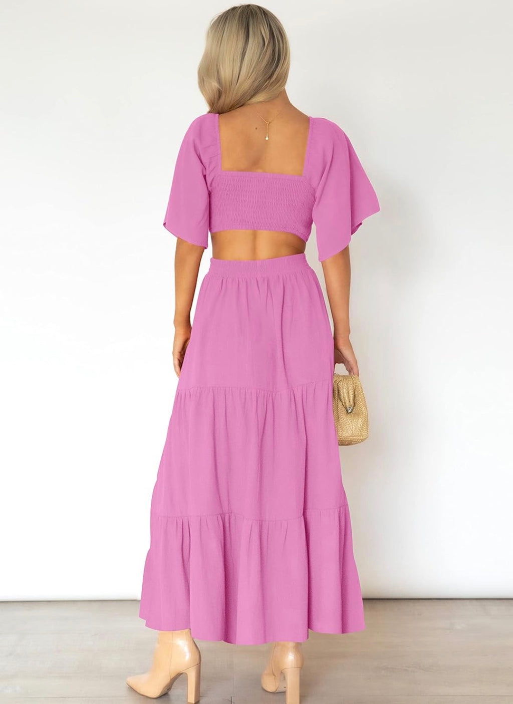 Vestido espalda descubierta