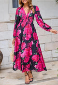 Vestido largo floreado