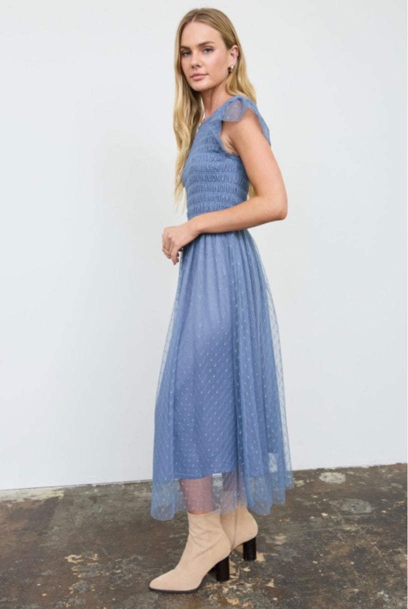 Vestido Emilia Azul
