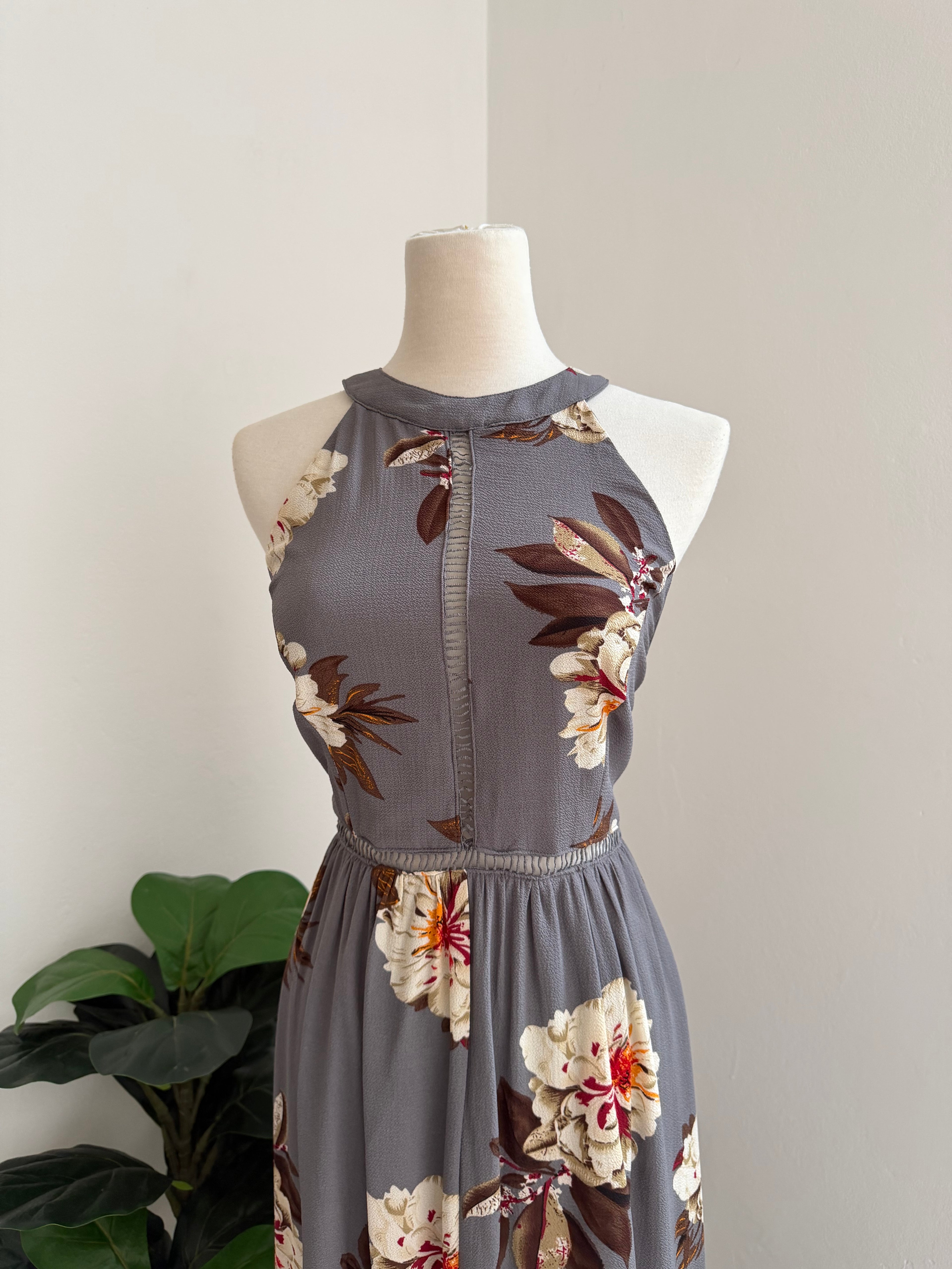 Vestido largo espalda descubierta