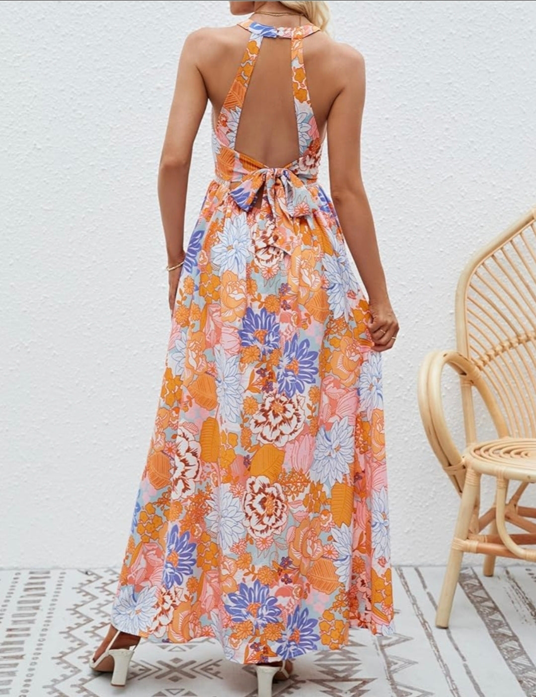 Vestido espalda descubierta