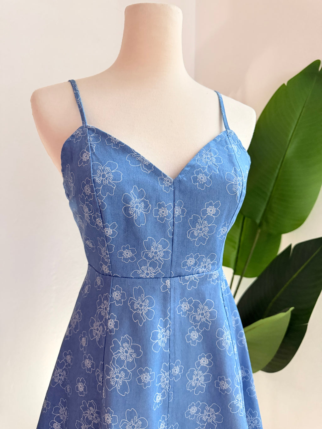 Vestido Denim Sky Bloom