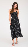 Vestido Audrey Negro de Lunares