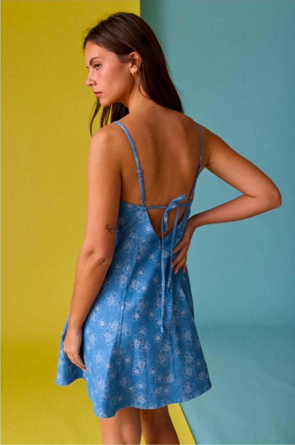 Vestido Denim Sky Bloom
