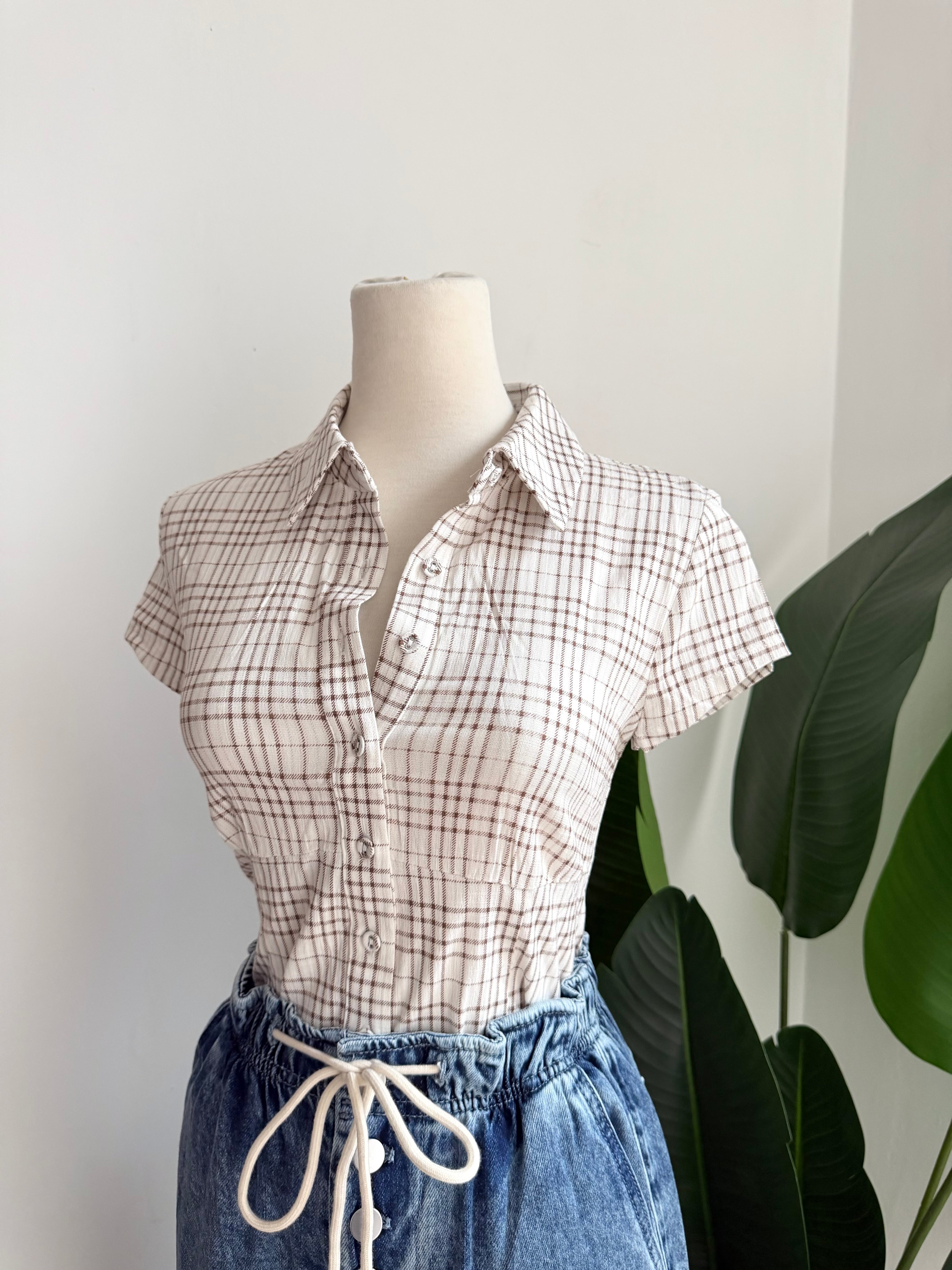 Blusa cuadros