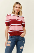 Blusa polo rayas