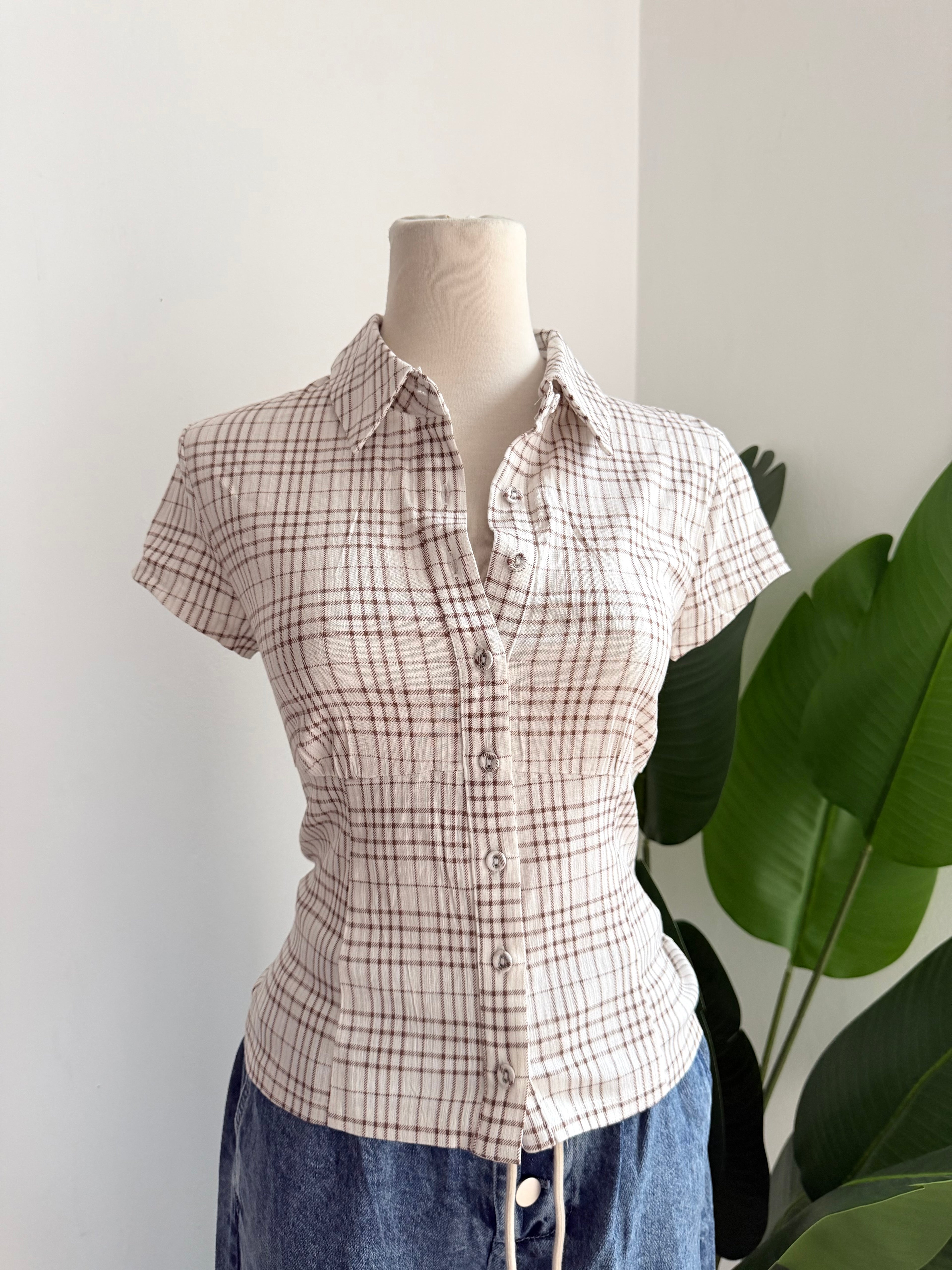 Blusa cuadros