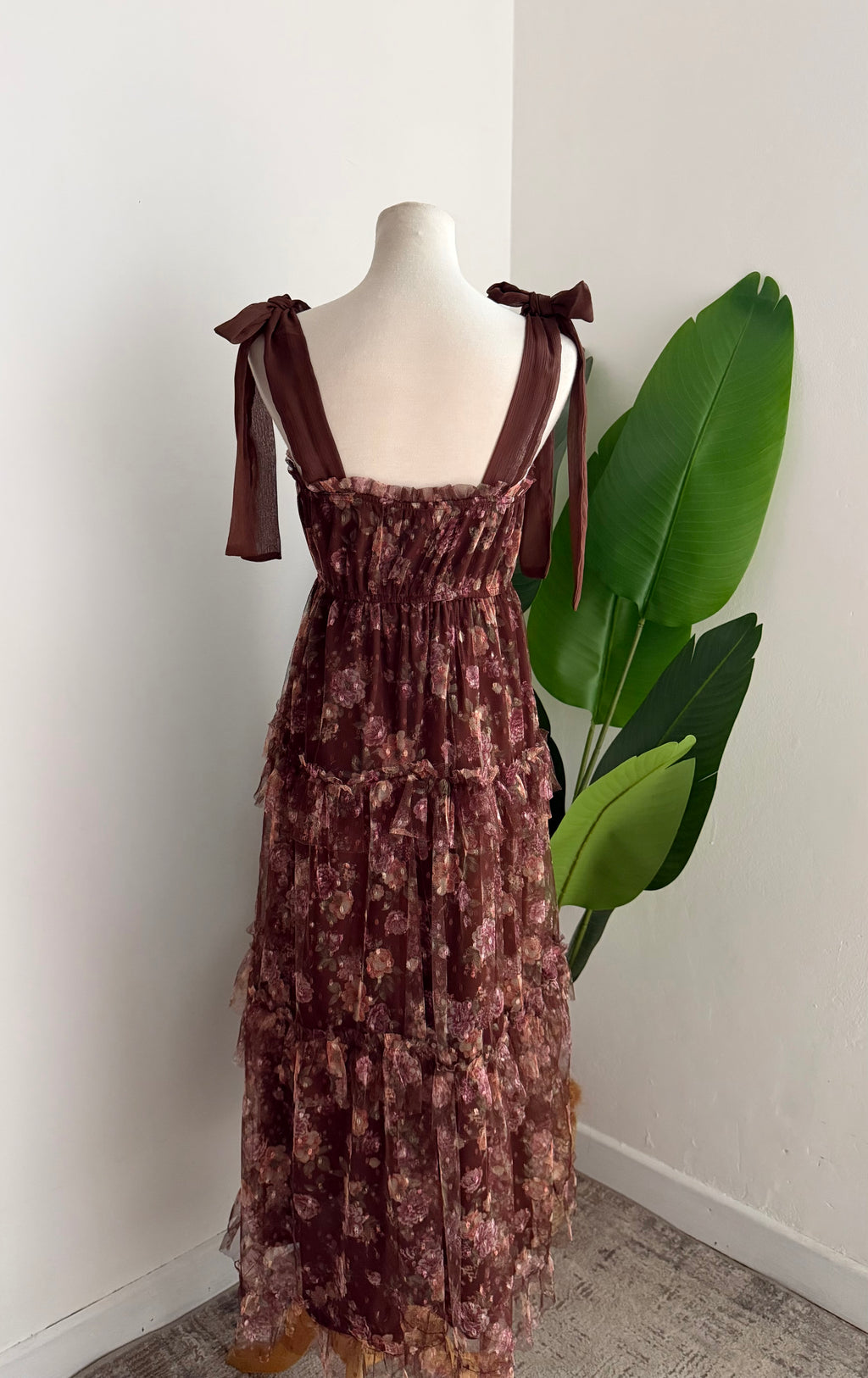 Vestido Amelie café