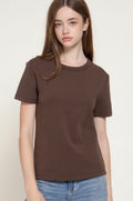 Blusa básica café