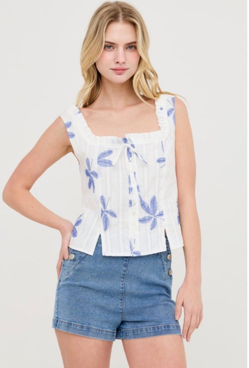 Blusa palmas