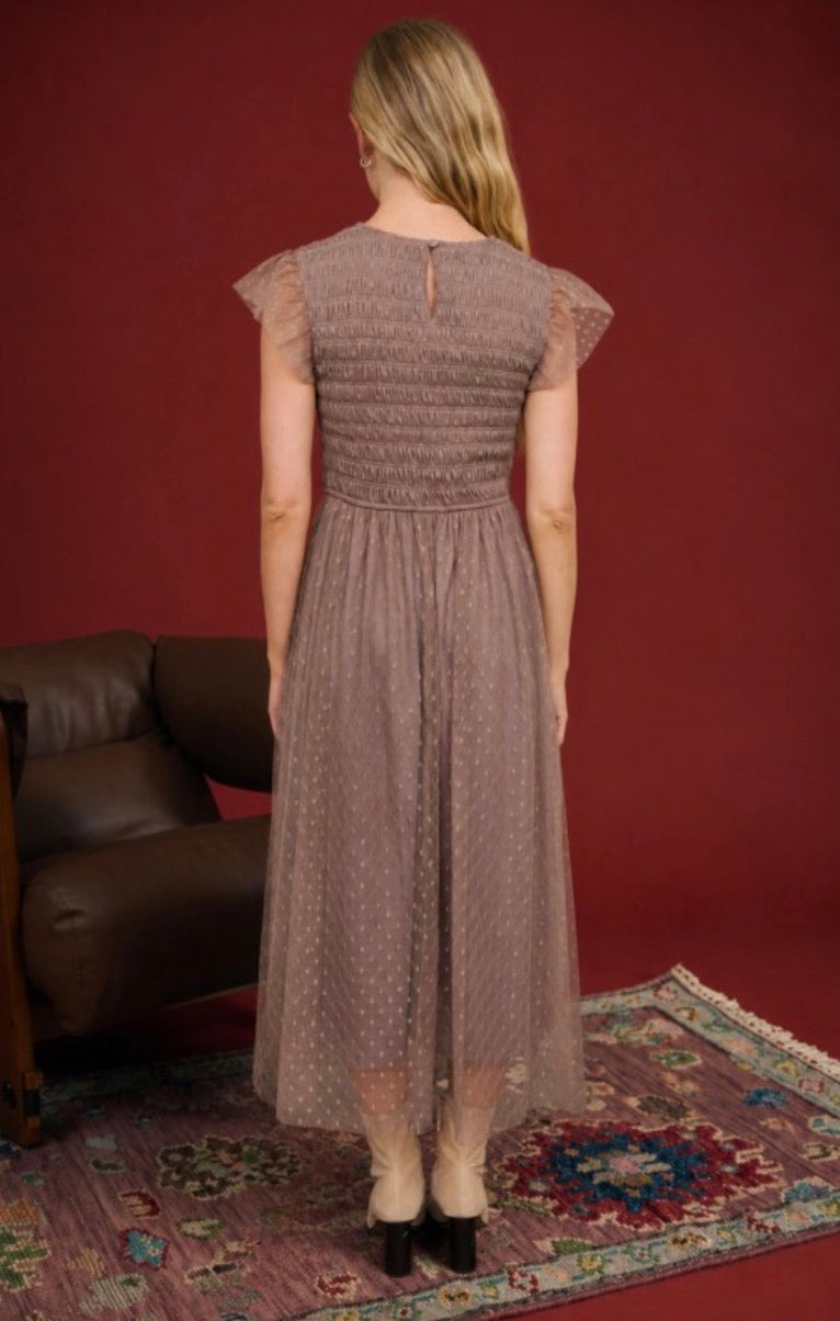 Vestido Emilia Taupe
