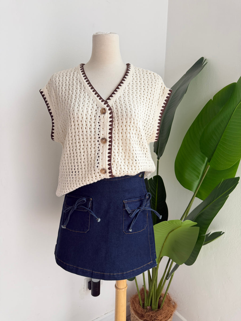 Blusa crochet