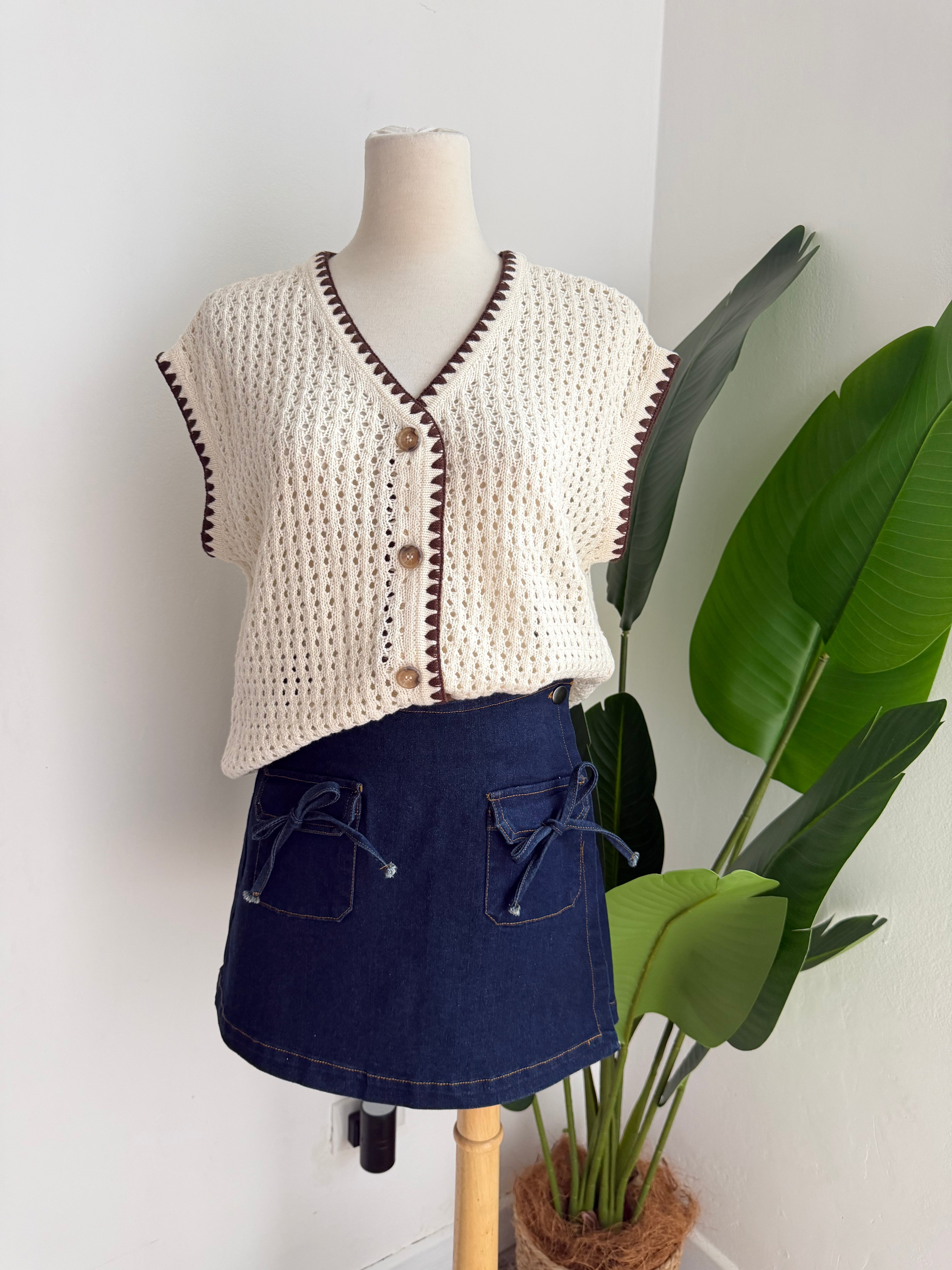 Blusa crochet