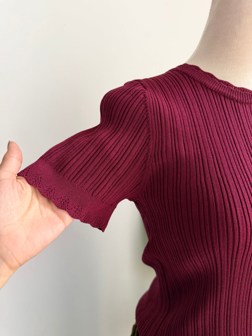 Blusa Lina  vino