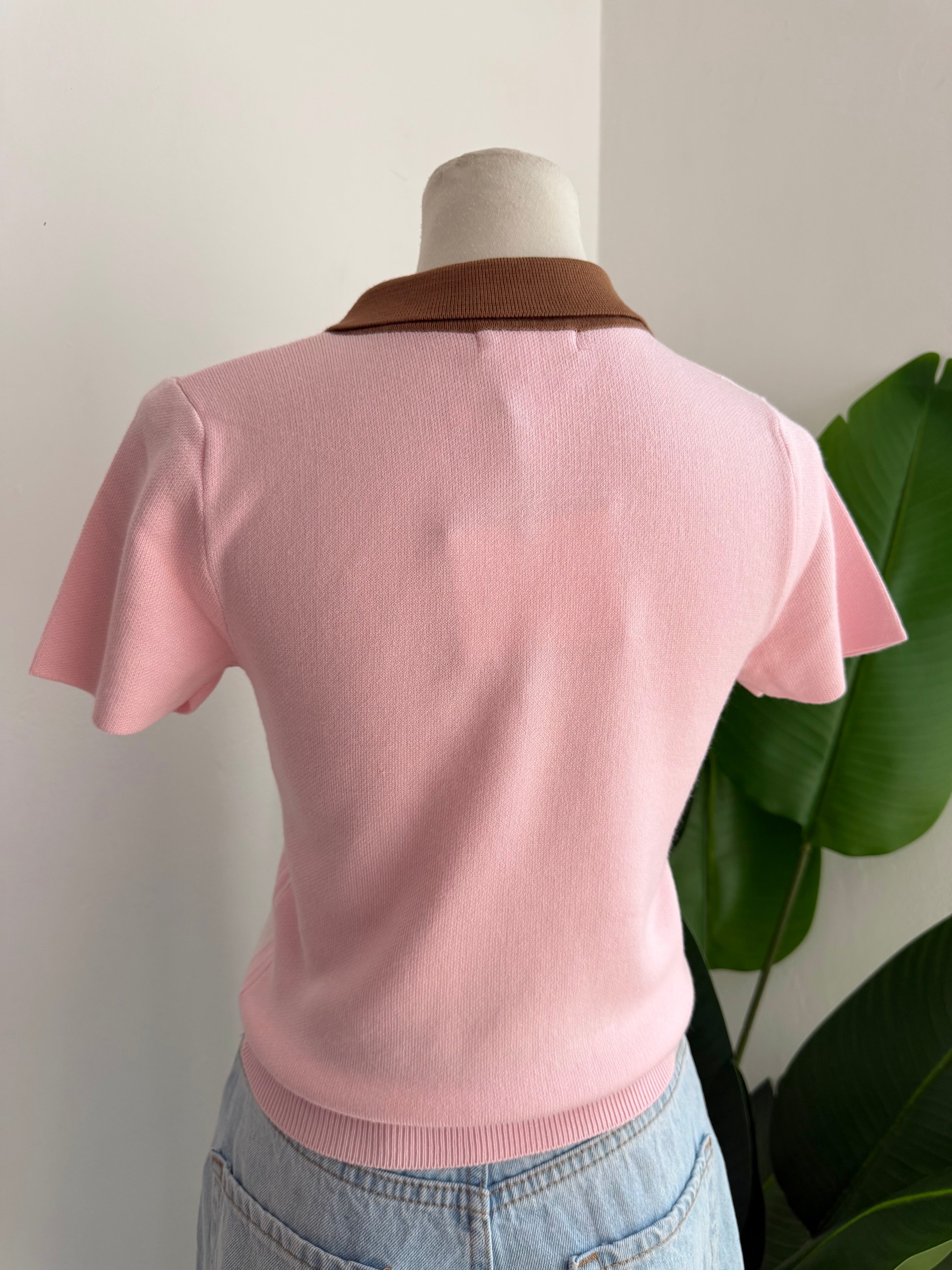 Blusa perrito rosa