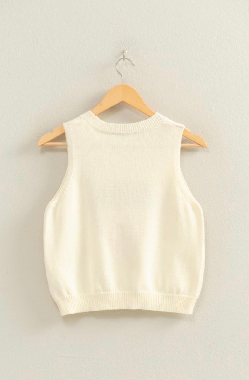 Blusa tejida fresa
