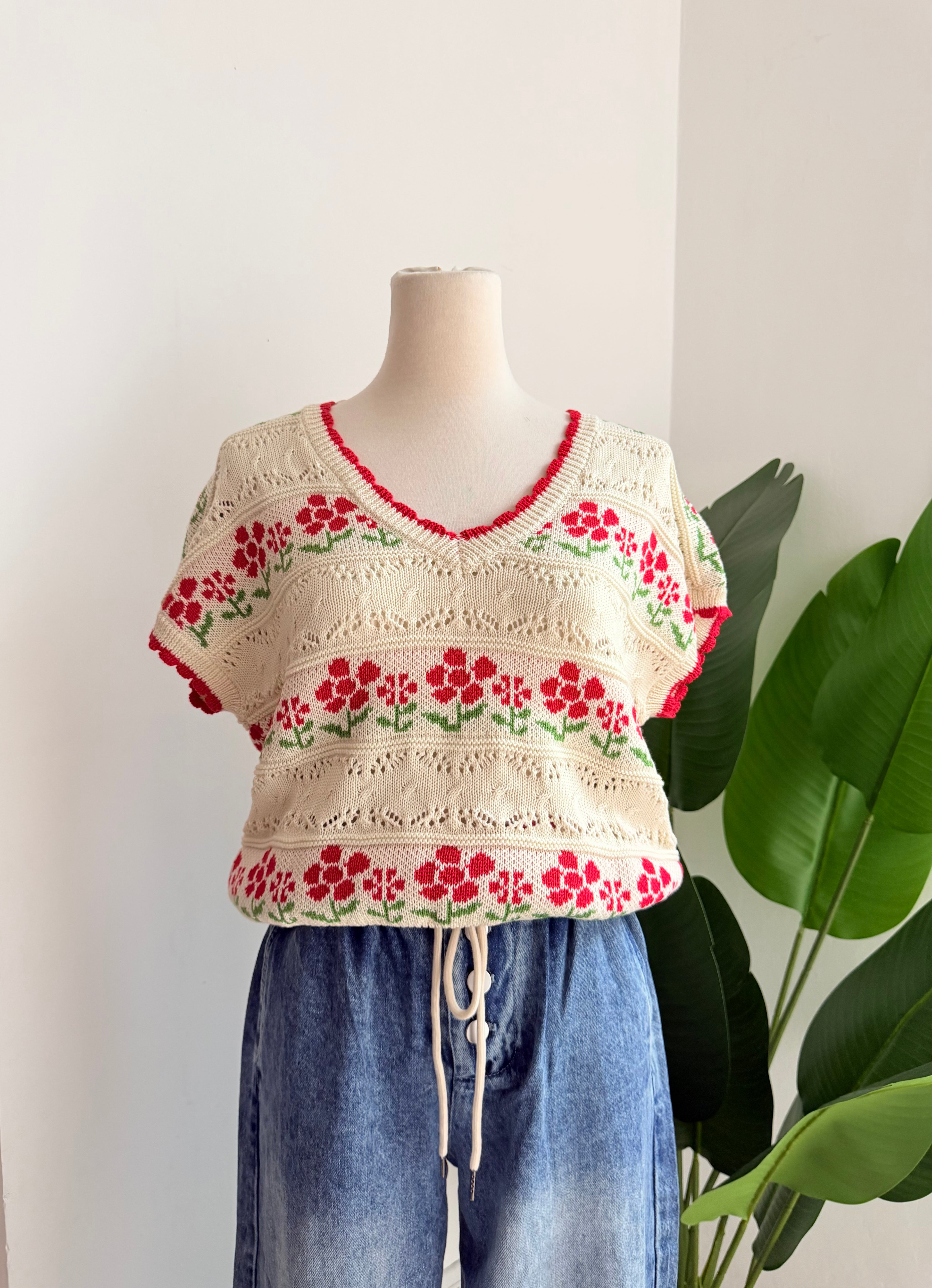Blusa tejida