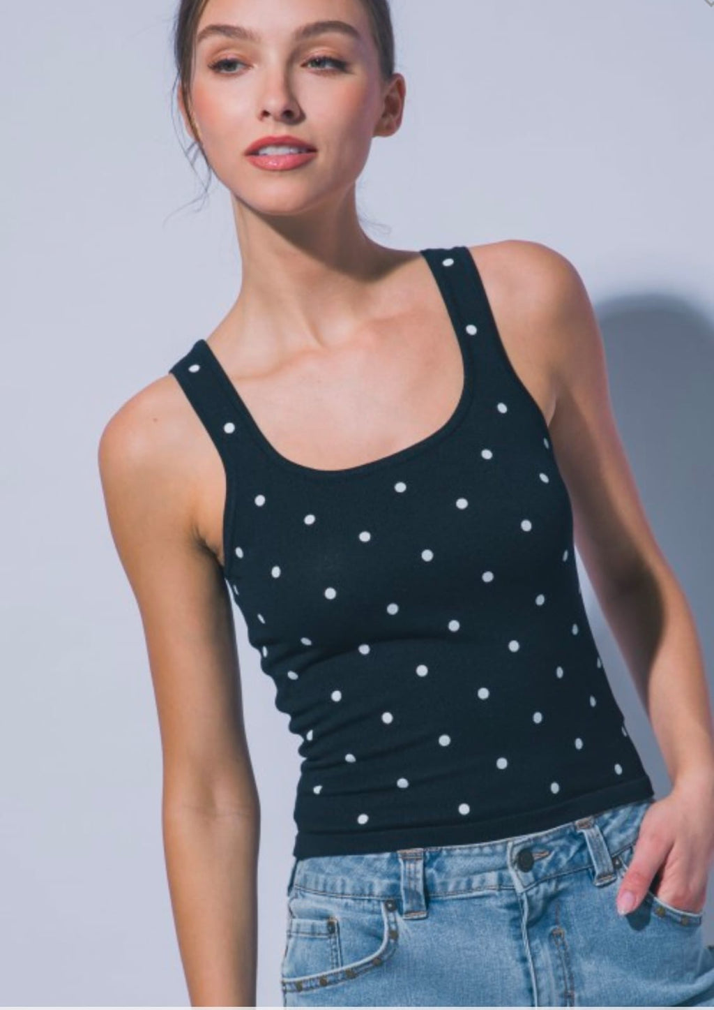 Blusa básica polka