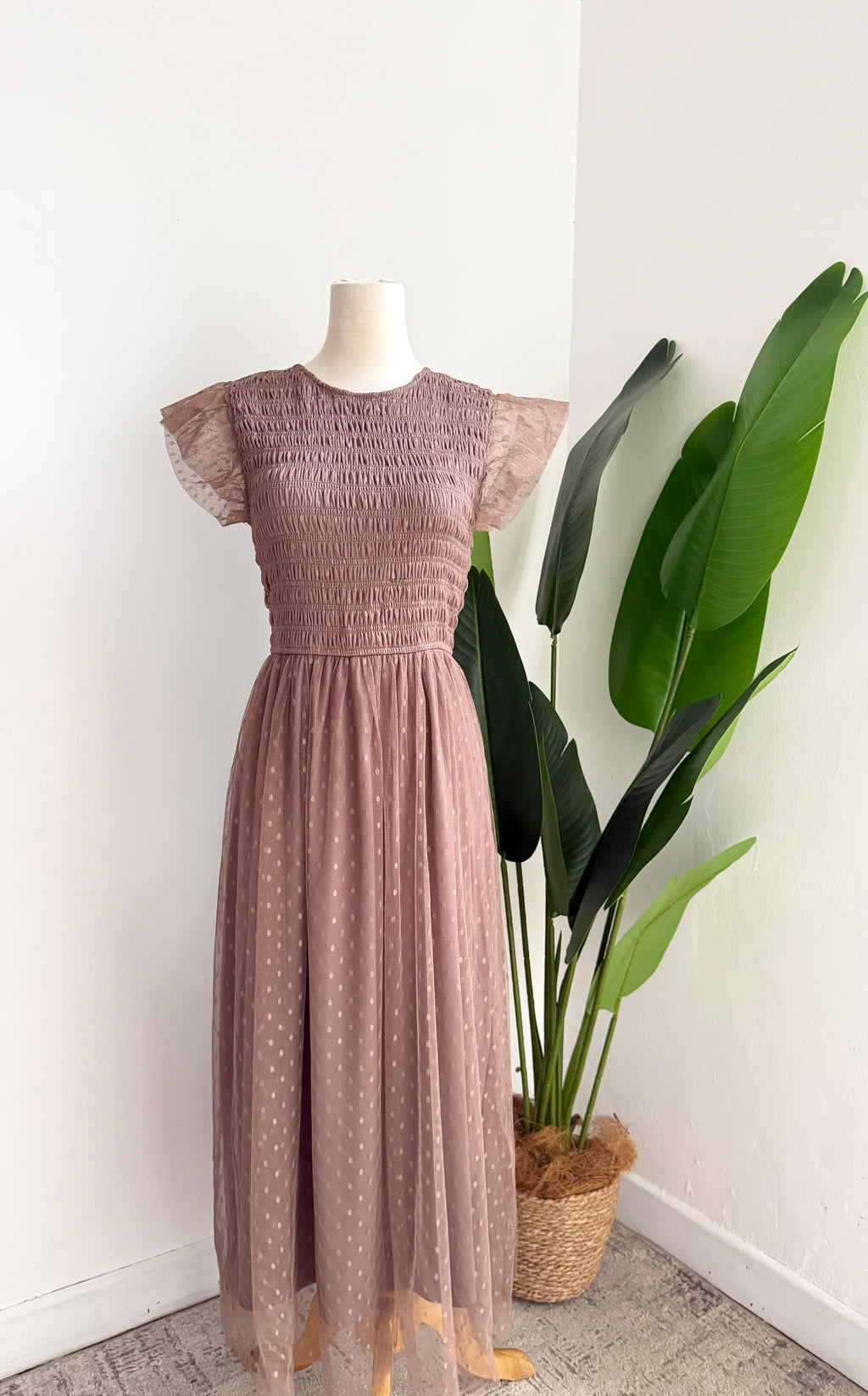 Vestido Emilia Taupe