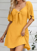 Vestido mostaza